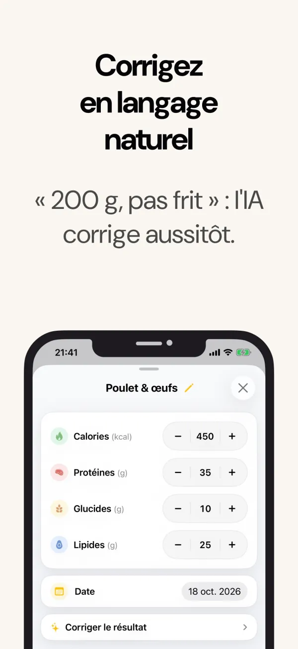 Corriger le résultat de l’IA avec vos propres mots