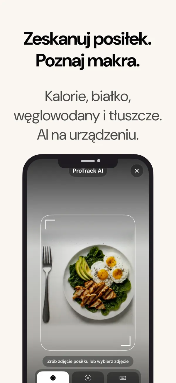 Skanowanie posiłku: kalorie i makro ze zdjęcia