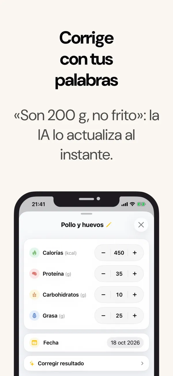 Corregir el resultado de la IA con tus propias palabras